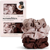 KITSCH Satin Sleep Scrunchies 5pc Set