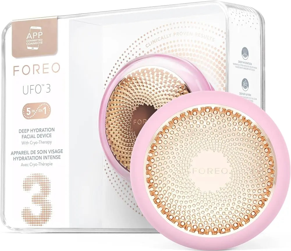 FOREO UFO 3 aplicacion rostro mascarilla activada 90 segundos tratamiento facial Panama comprar en NAZ Beauty Shop Panama