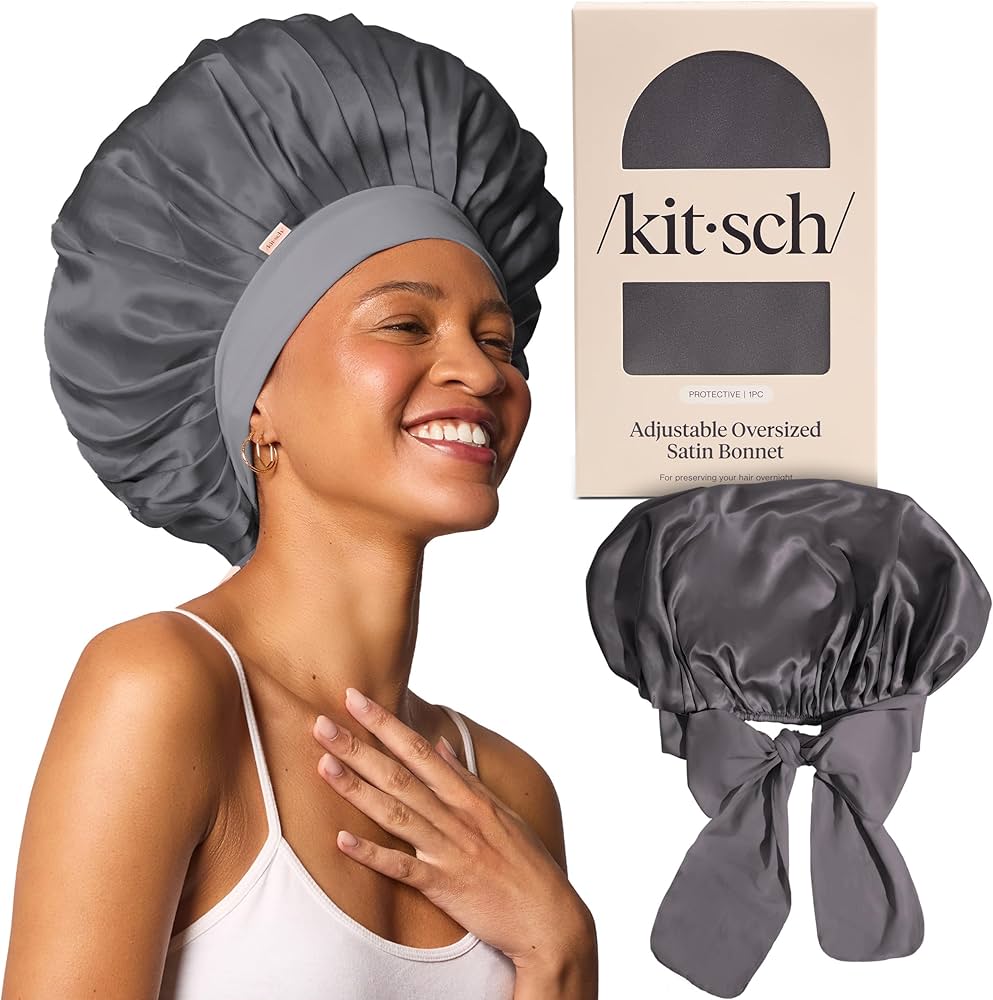 KITSCH Oversized Satin Bonnet