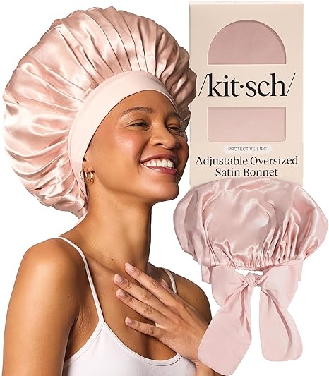 KITSCH Oversized Satin Bonnet