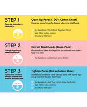 TONYMOLY Runaway Strawberry Seeds 3-Steps NAZ Beauty Shop Panama