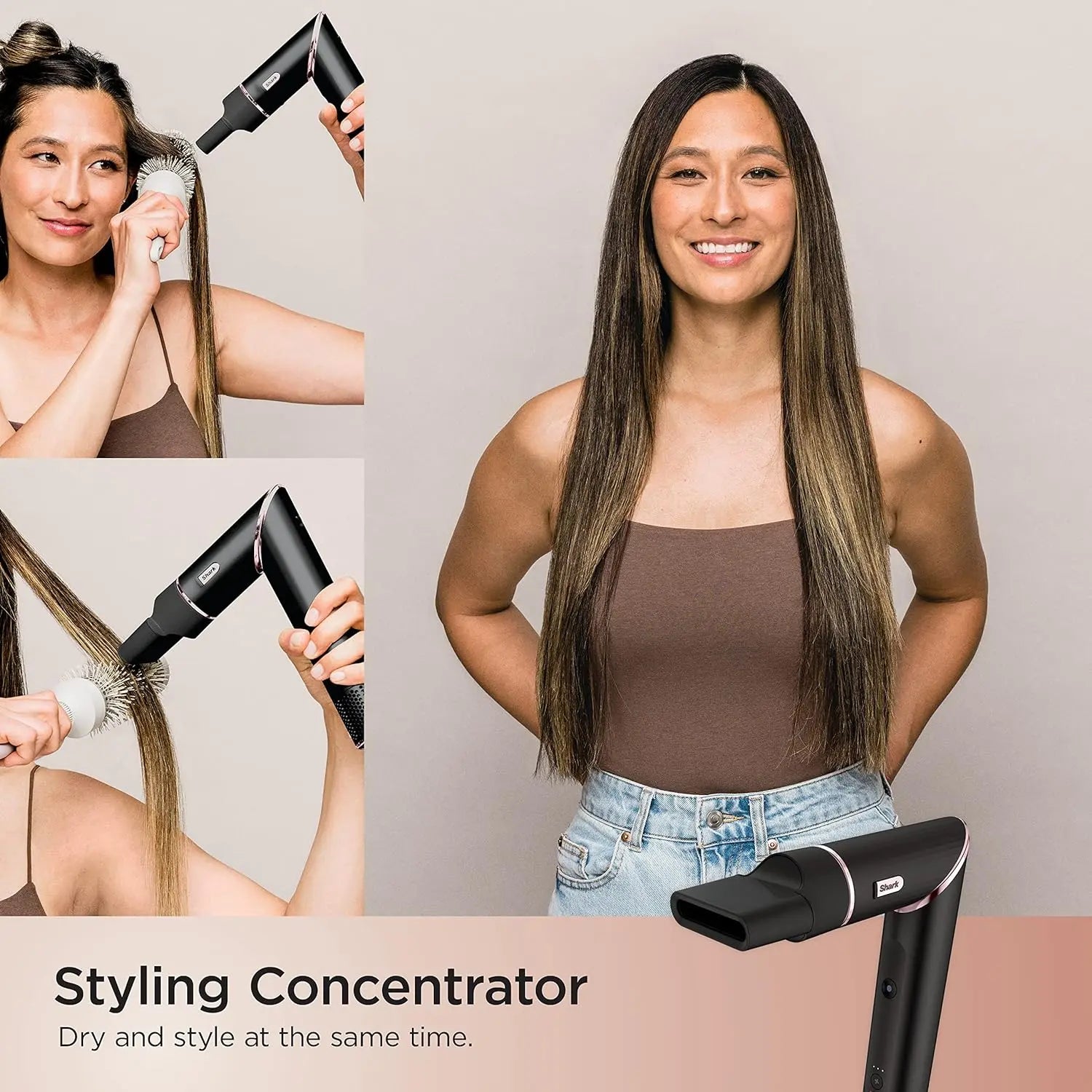 SHARK Flexstyle Sistema De Peinado Y Secado Negro NAZ Beauty Shop Panama