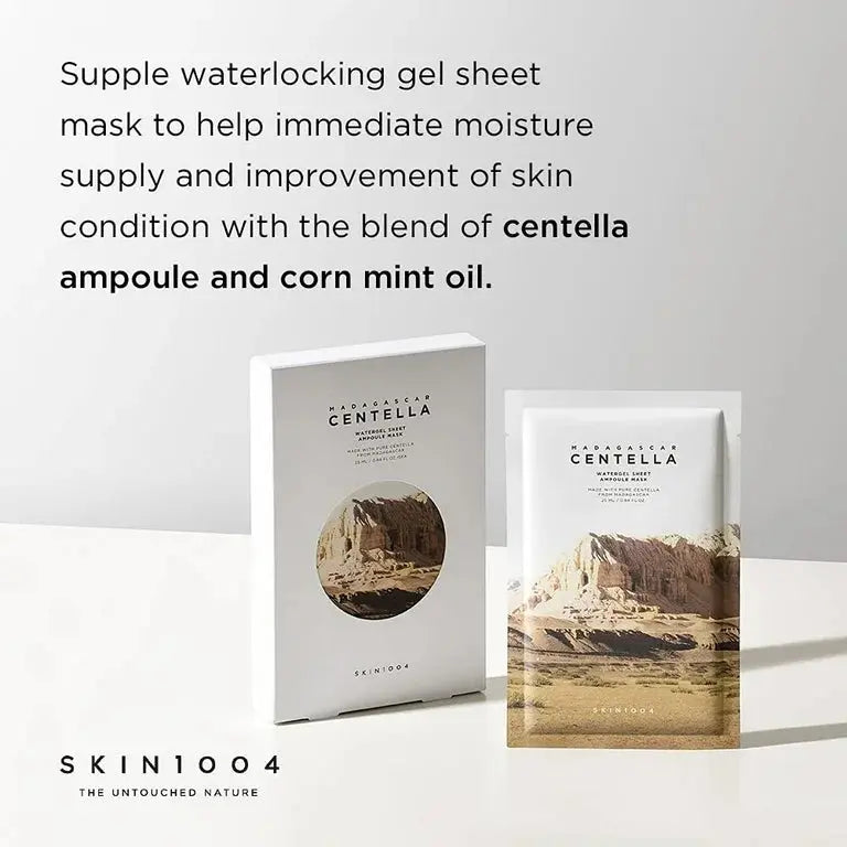 SKIN1004 Madagascar Centella Watergel Sheet Ampoule Mask NAZ Beauty Shop Panama