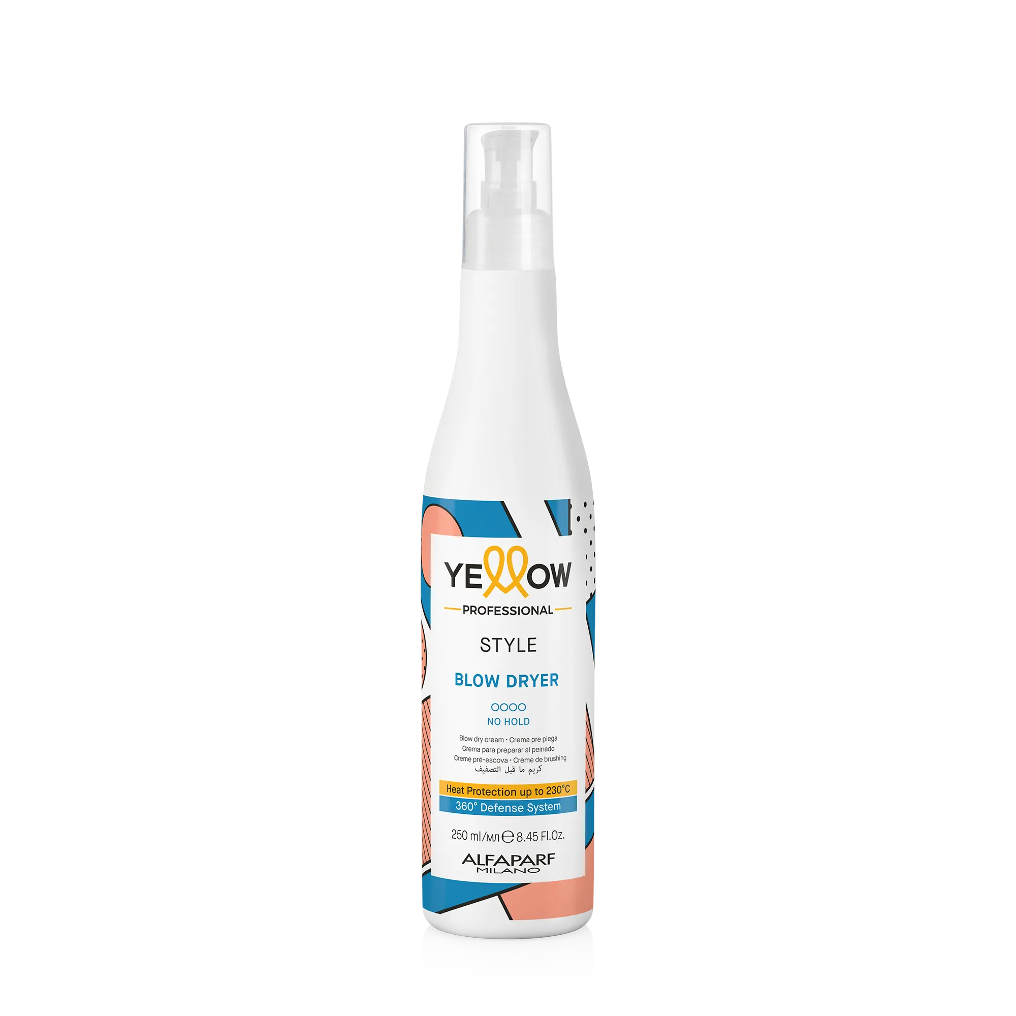 YELLOW Style Blow Dryer crema pre-secado proteccion termica en Panamá — NAZ Beauty Shop