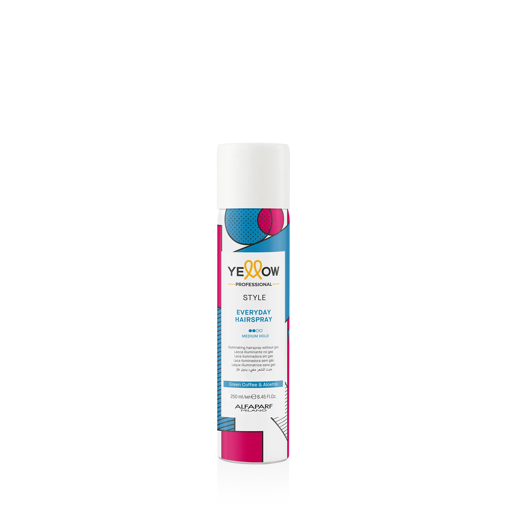 YELLOW Style Everyday Hairspray laca sin gas en Panamá — NAZ Beauty Shop