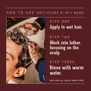 18.21 MAN MADE Anti-Flake Shampoo and Conditioner NAZ Beauty Shop Panama