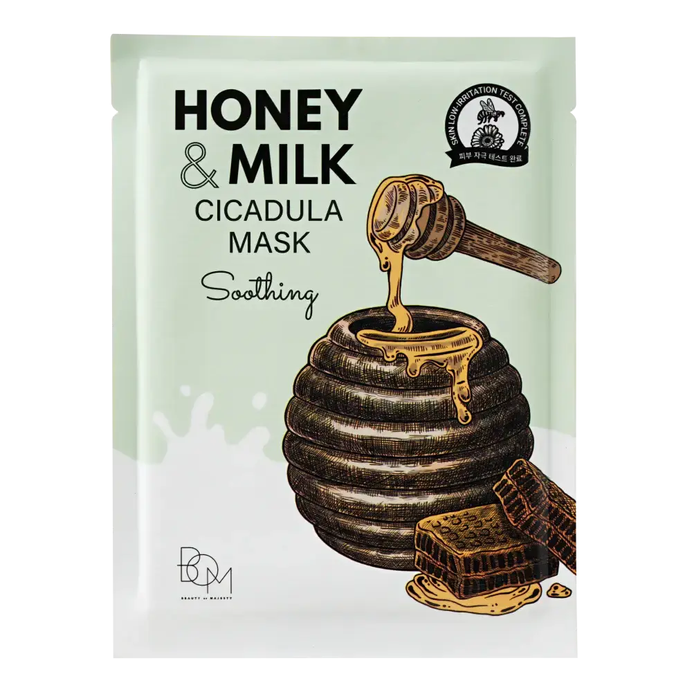 BOM Honey And Milk Cicadula Mask Soothing NAZ Beauty Shop Panama