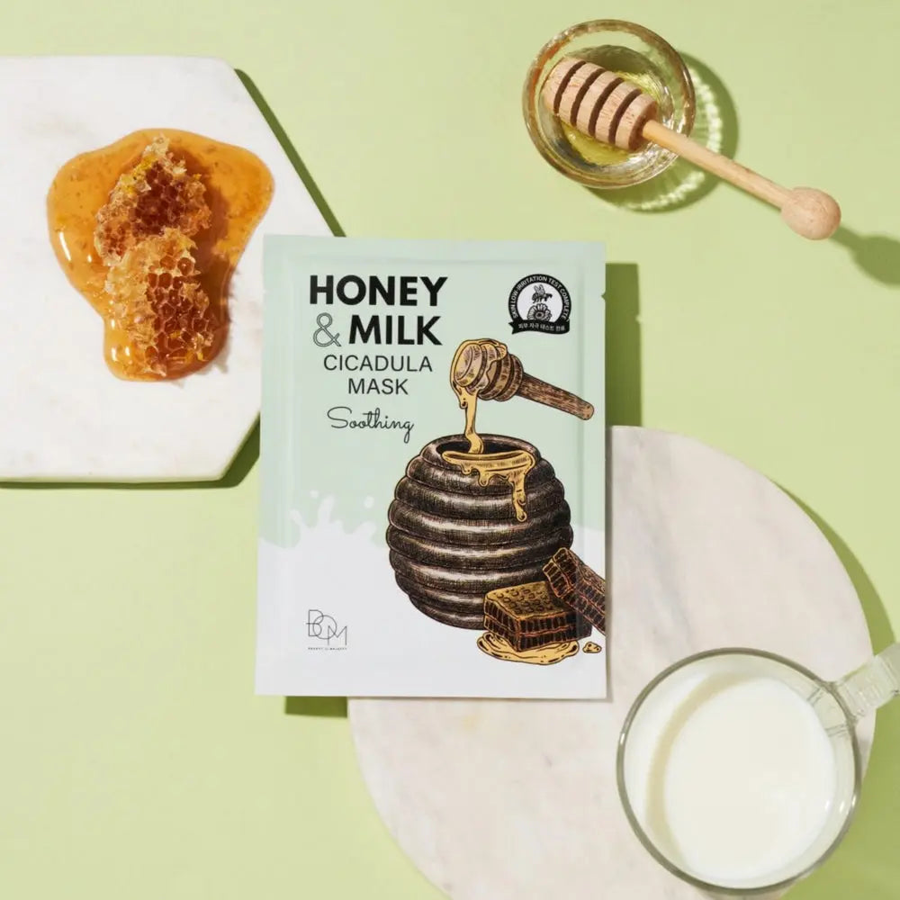 BOM Honey And Milk Cicadula Mask Soothing NAZ Beauty Shop Panama
