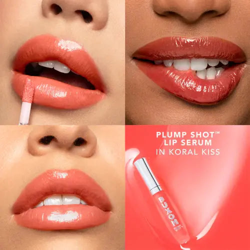 BUXOM Plump Shot Collagen-Infused Lip Serum - Koral Kiss 4.0ml/0.14 fl oz NAZ Beauty Shop Panama