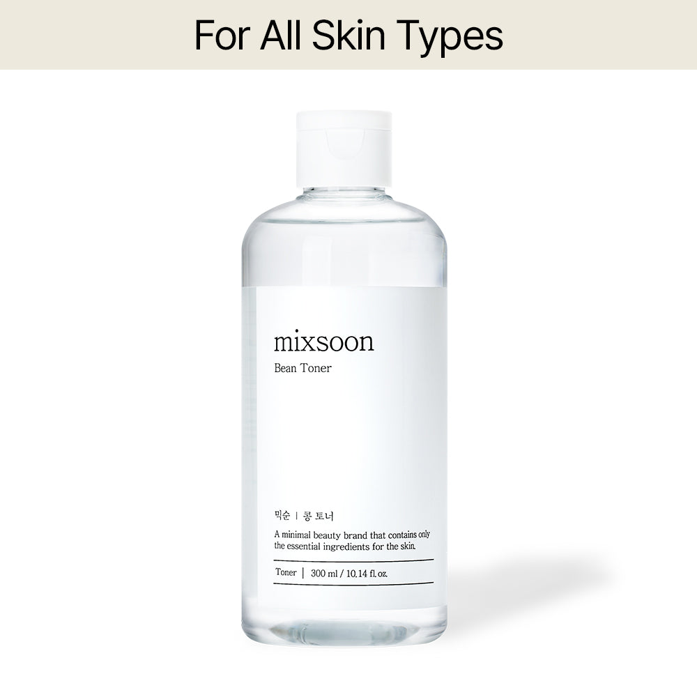 MIXSOON Bean Toner 300ml – Tónico Hidratante con Frijol Negro Fermentado | K-Beauty Skincare