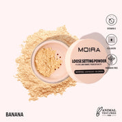 MOIRA Loose Setting Powder – Polvo Suelto Fijador de Maquillaje | Makeup