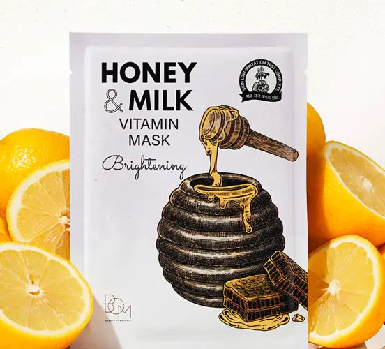 BOM Honey And Milk Cicadula Mask Brightning NAZ Beauty Shop Panama