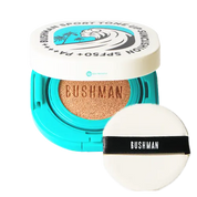 BUSHMAN Sport Tone Up Suncushion – efecto tonificante acido hialuronico centella retoques deporte NAZ Beauty Shop Panama