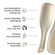 TANGLE TEEZER Ultimate Detangler - Chrome NAZ Beauty Shop Panama