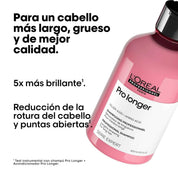 Empaque L'Oréal Professionnel Pro Longer Shampoo - NAZ Beauty Shop Panamá