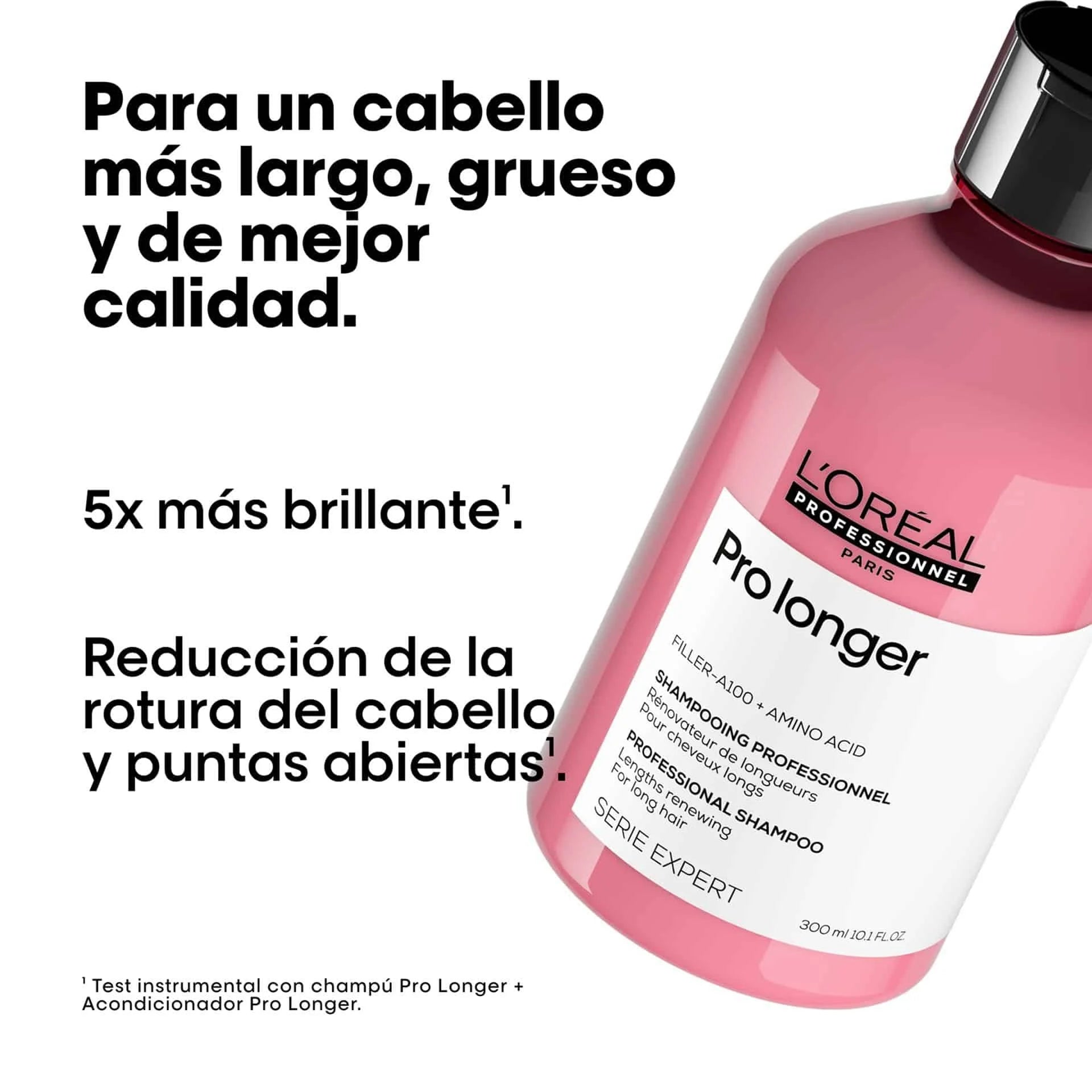Empaque L'Oréal Professionnel Pro Longer Shampoo - NAZ Beauty Shop Panamá