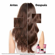 Detalle de etiqueta Pro Longer Shampoo L'Oréal Professionnel cabello largo