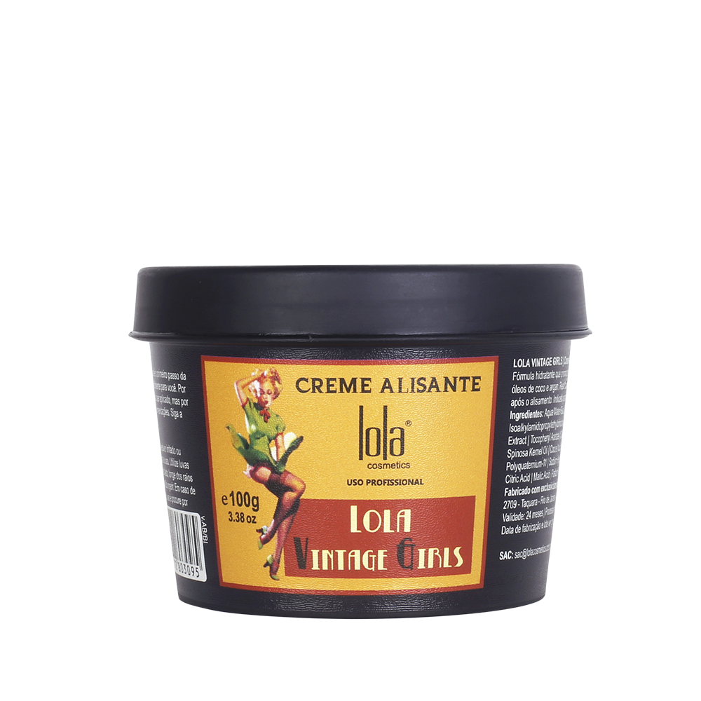 LOLA Vintage Girls Creme Alisante 100g – Crema Alisadora sin Formaldehído | Hair Care
