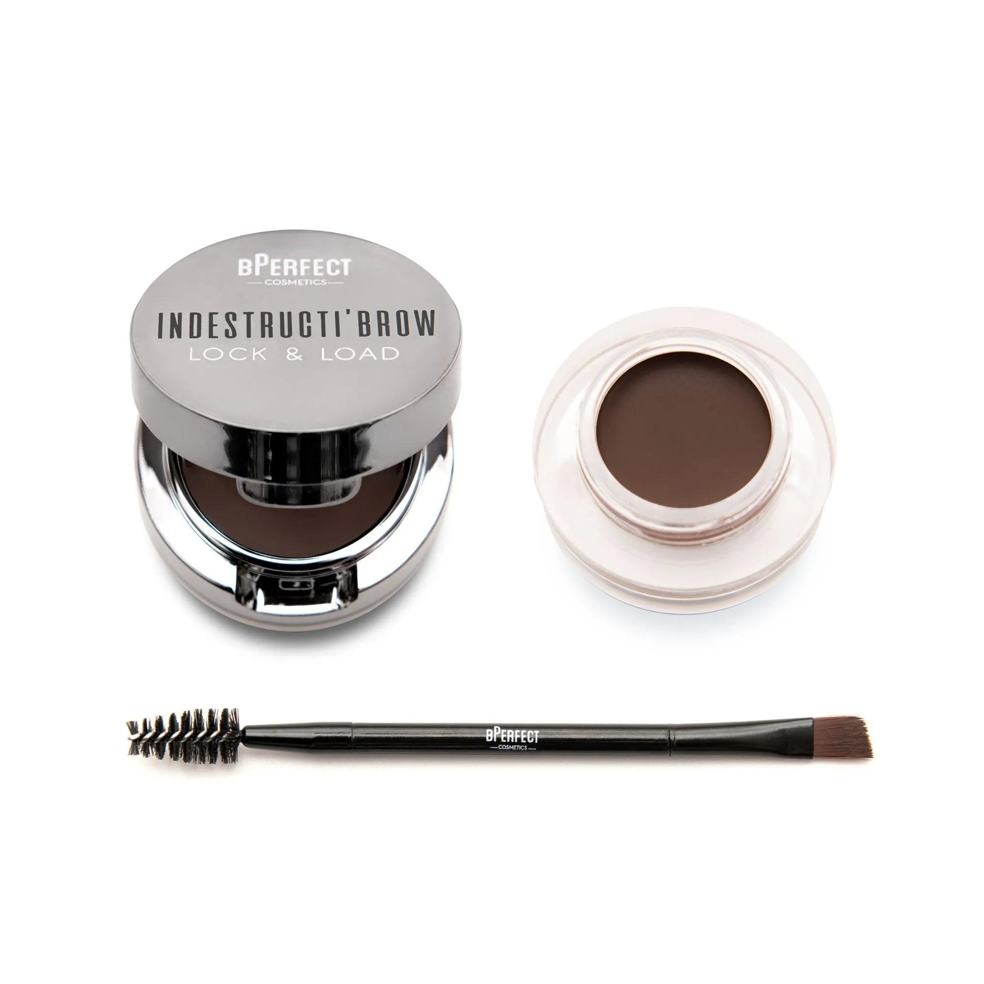BPERFECT Indestructibrow Brow Lock & Load Eyebrow Pomade Charcoal