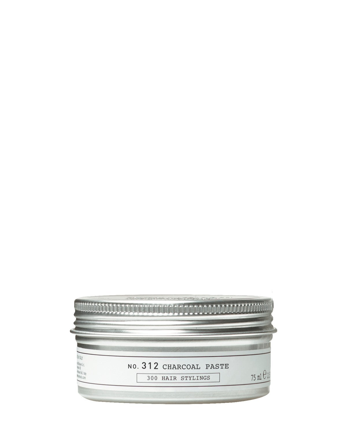 DEPOT 312 Charcoal Paste 75ml – Pasta de Carbón Activado Efecto Mate y Textura | Mencare