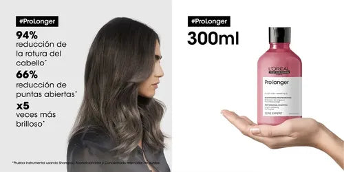 Resultados Pro Longer Shampoo L'Oréal Professionnel cabello largo fortalecido