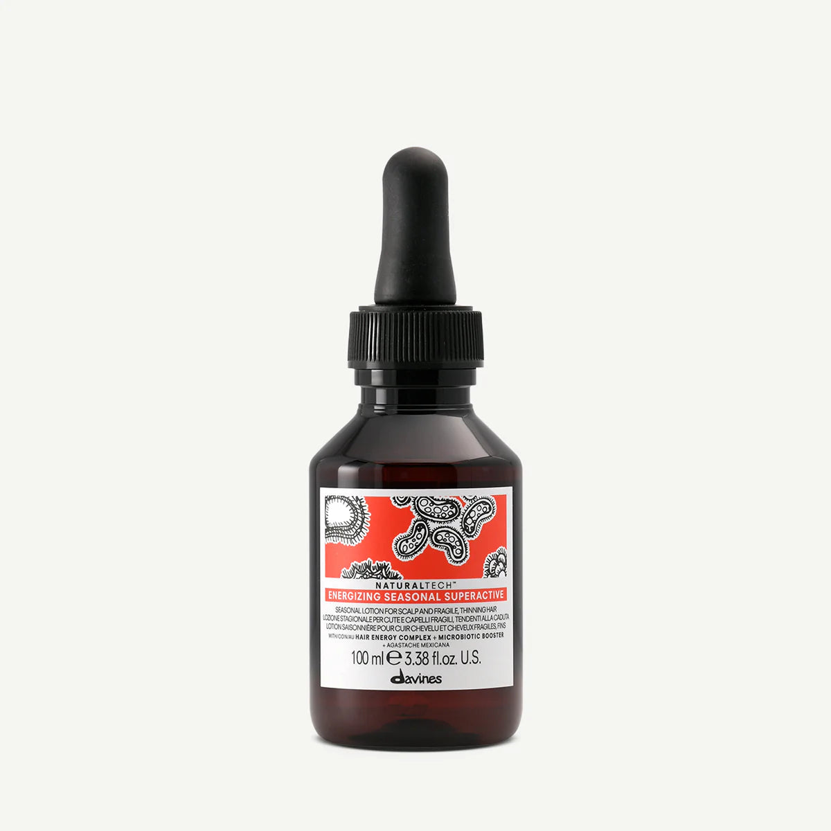 DAVINES NT Energizing Seasonal Superactive 100ml – Refuerza la raíz y prolonga el ciclo de vida del cabello | NAZ Beauty Panamá