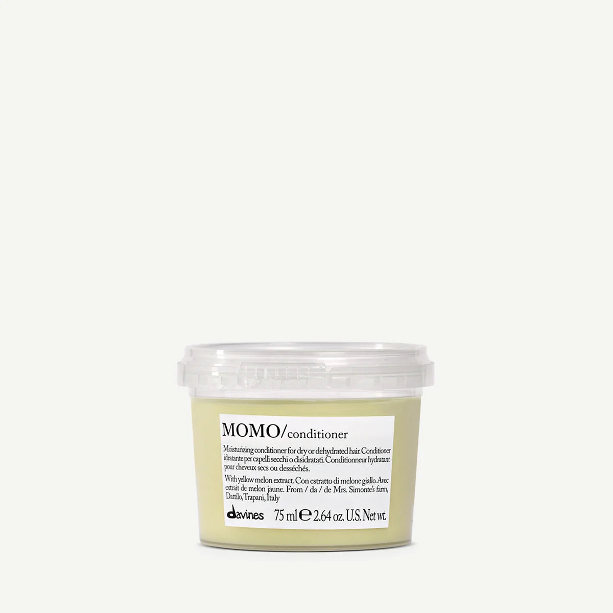 DAVINES Momo Conditioner – Acondicionador hidratante intenso con ácido hialurónico para cabello seco | NAZ Beauty Panamá