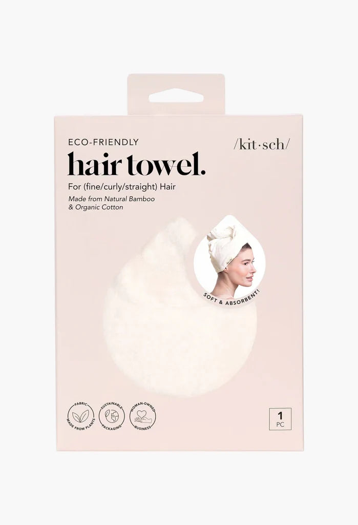 KITSCH Eco-friendly Hair Towel Turban - Toalla de microfibra