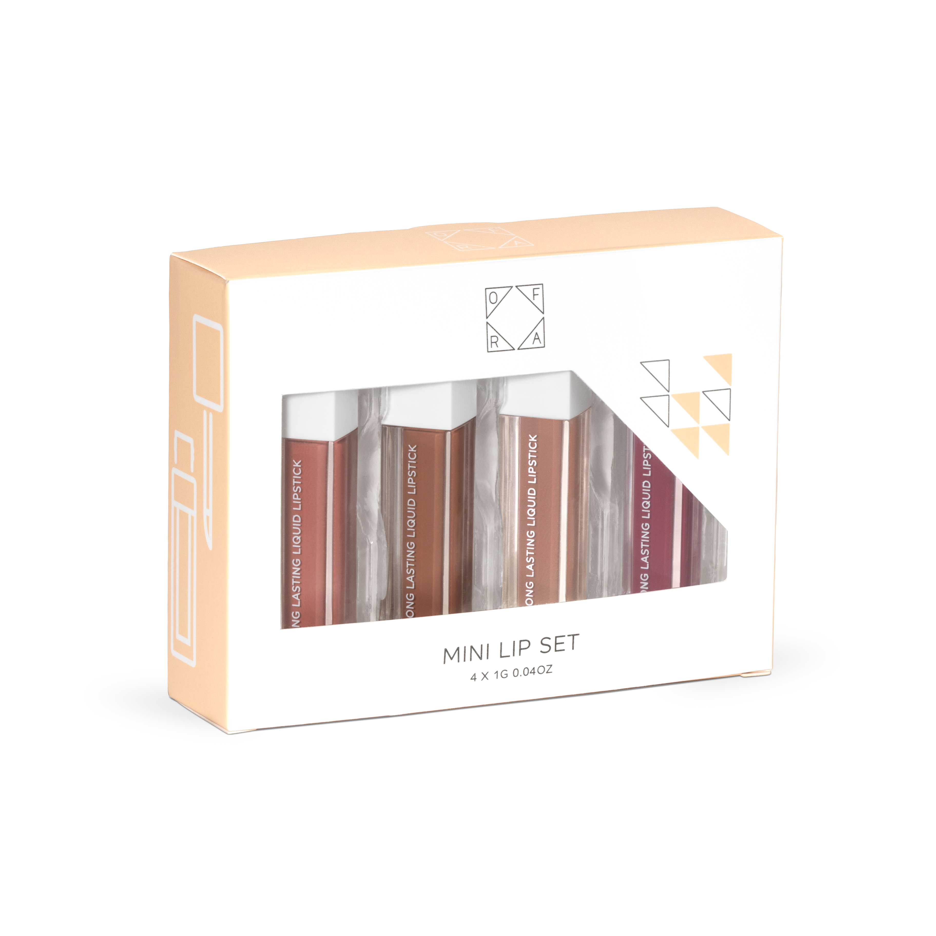 OFRA Everyday Nudes Mini Lip Set 4 labiales líquidos