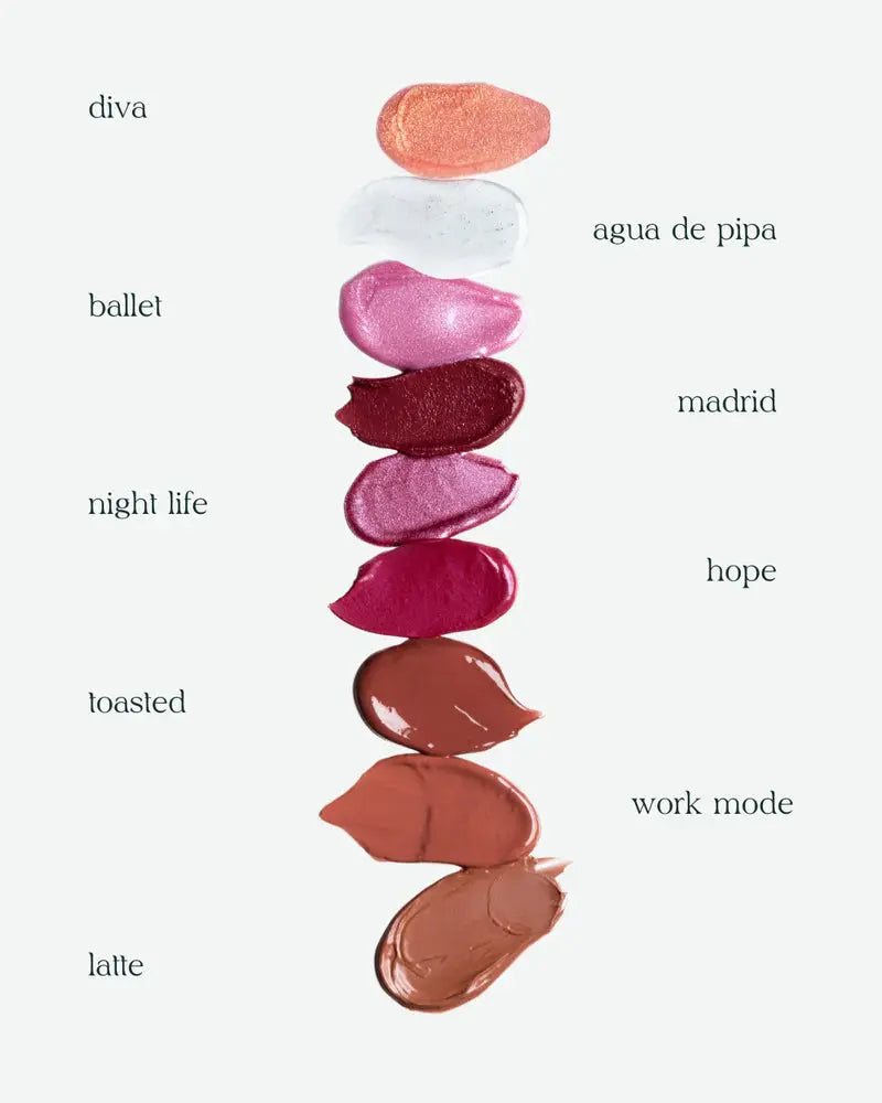 YVCOS Lipgloss brillo labial hidratante acabado luminoso maquillaje panameño comprar en Panamá NAZ Beauty Shop Panama