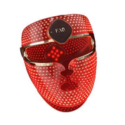 FOREO FAQ 202 LED Mask detalle longitudes onda roja azul amarilla infrarroja NIR comprar en NAZ Beauty Shop Panama
