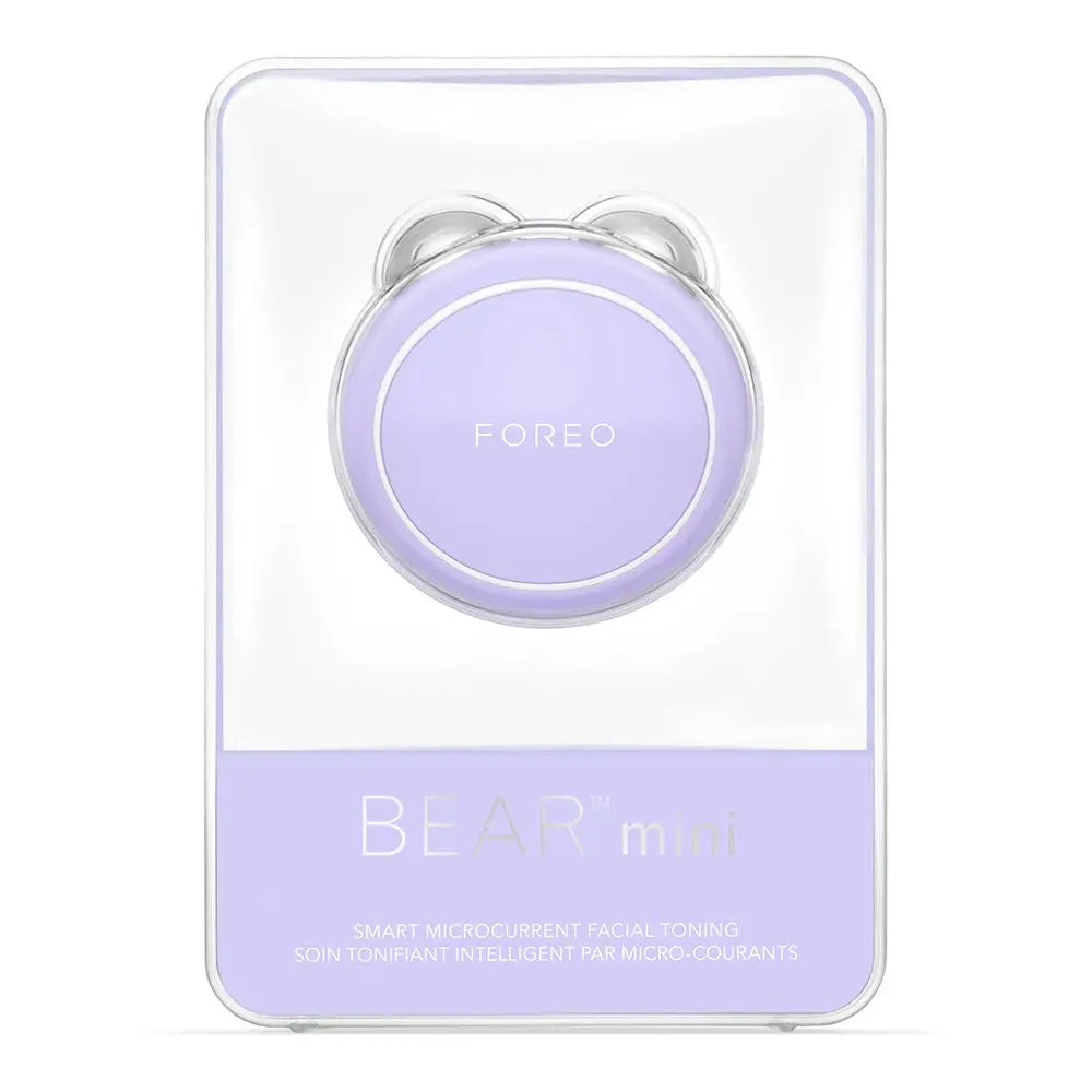 FOREO BEAR Mini Lavender dispositivo facial compacto microcorrientes EMS antiedad portable comprar en NAZ Beauty Shop Panama