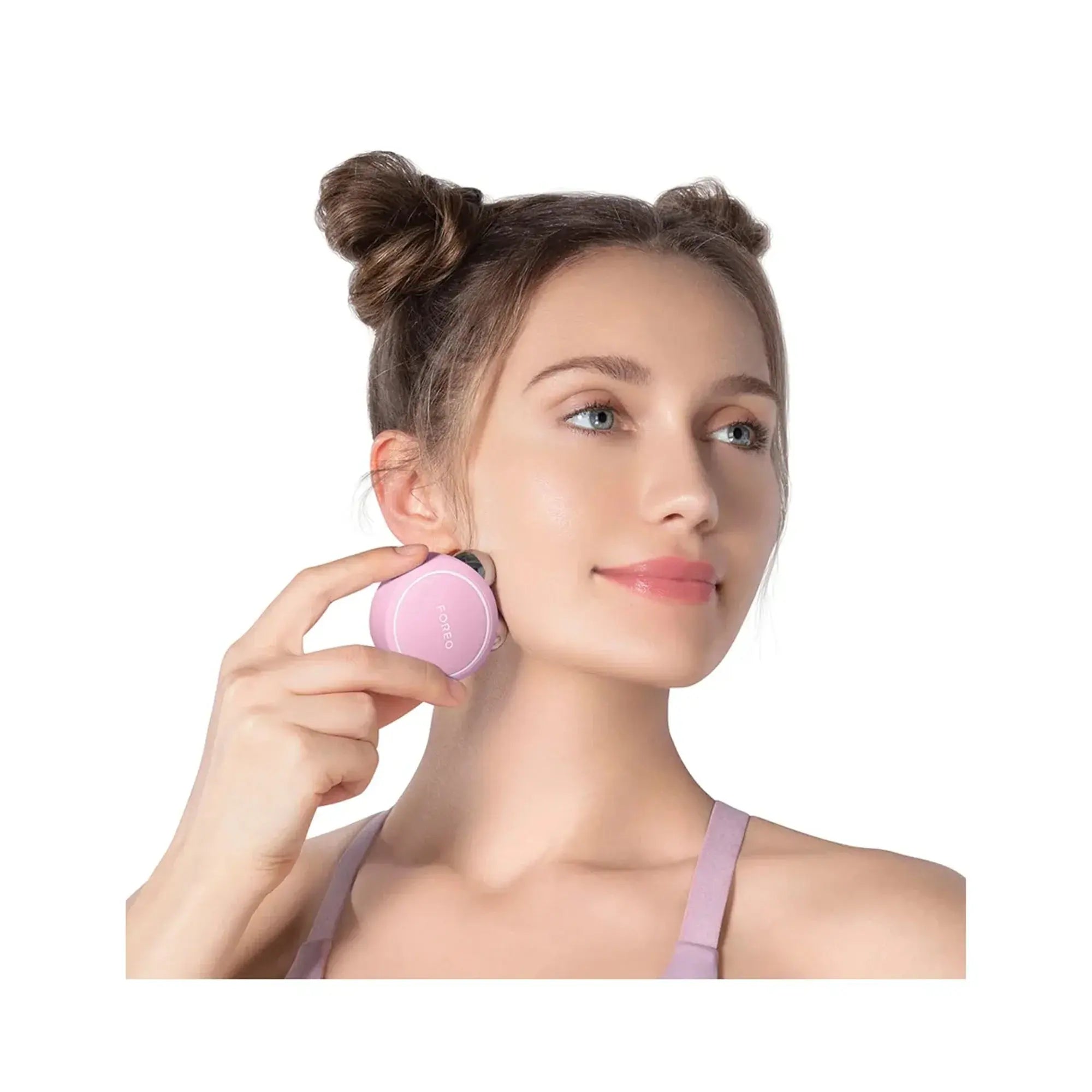 FOREO BEAR Mini Pearl Pink compact beauty device T-Sonic anti-shock system skincare comprar en NAZ Beauty Shop Panama