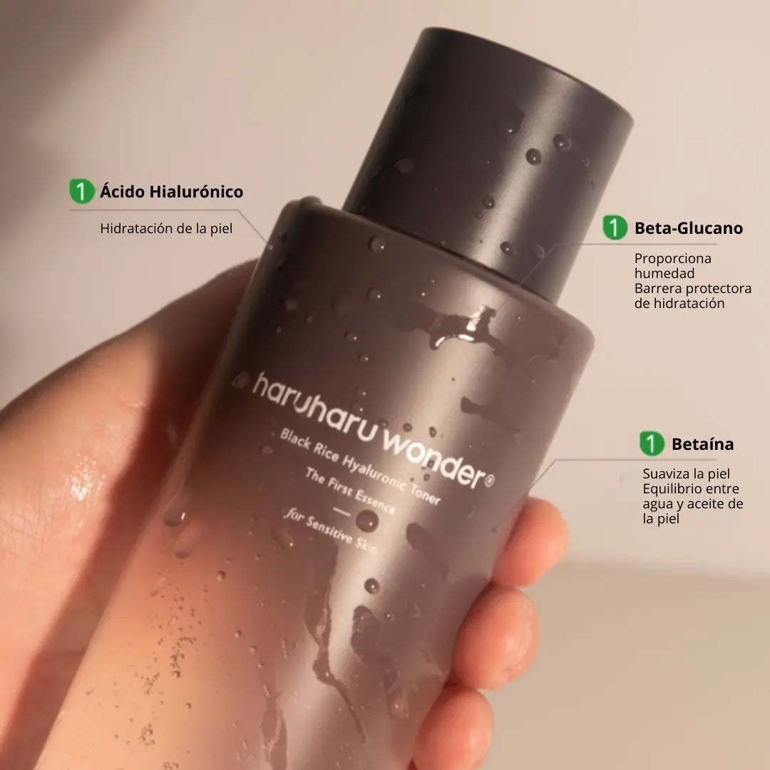 HARUHARU Black Rice Hyaluronic Toner Free of Alcohol Fragrance NAZ Beauty Shop Panama