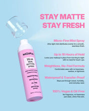 MOIRA 16Hr Seal Setting Spray NAZ Beauty Shop Panama