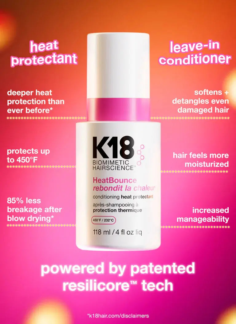 K18 Heat Bounce Conditiong Heat Protectant NAZ Beauty Shop Panama