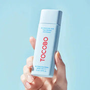 TOCOBO Bio Watery Sun Cream – textura acuosa sin residuo blanco base maquillaje dewy K-Beauty NAZ Beauty Shop Panama