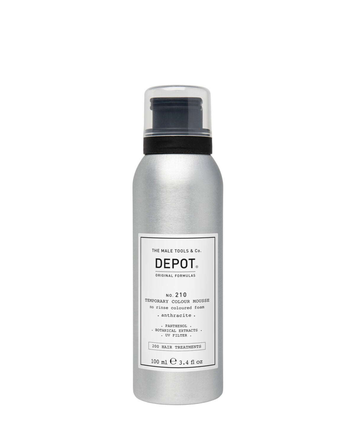 DEPOT No. 210 Temporary Colour Mousse Anthracite