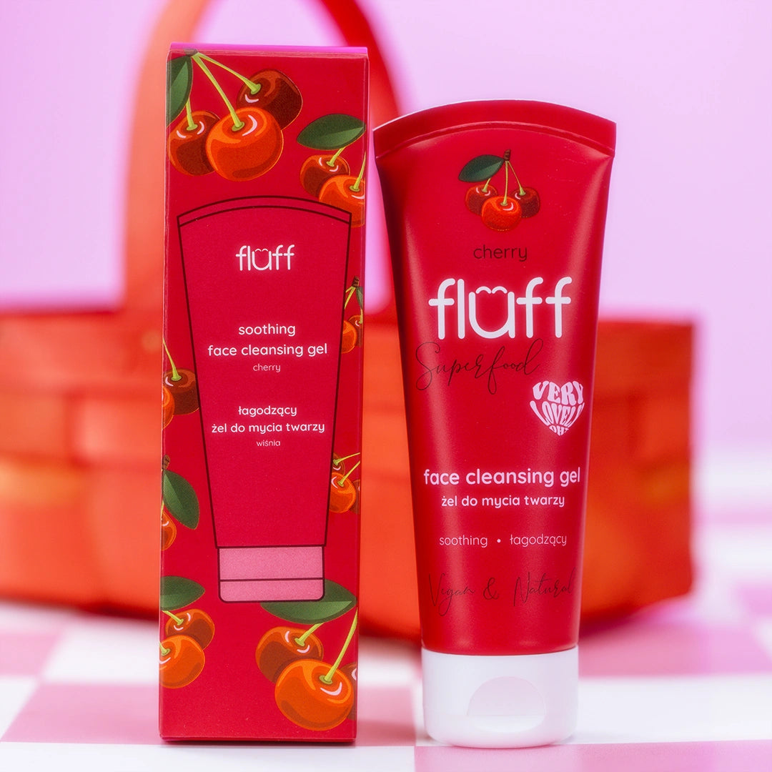 FLUFF Cherry Face Cleansing Gel – Gel Limpiador Facial de Cereza | SKINCARE