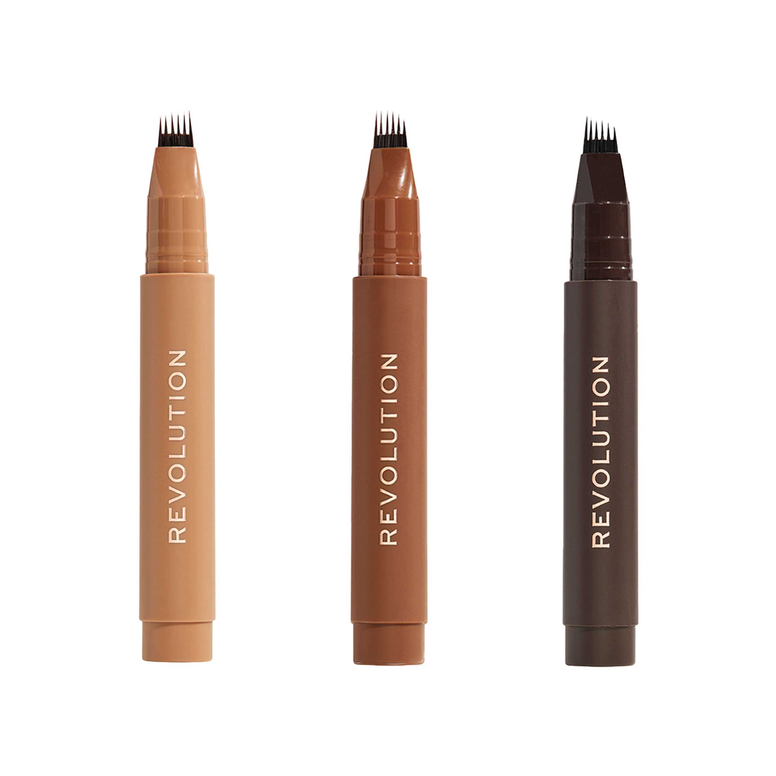 Revolution Instant Brow Hair Pen Warm Brown