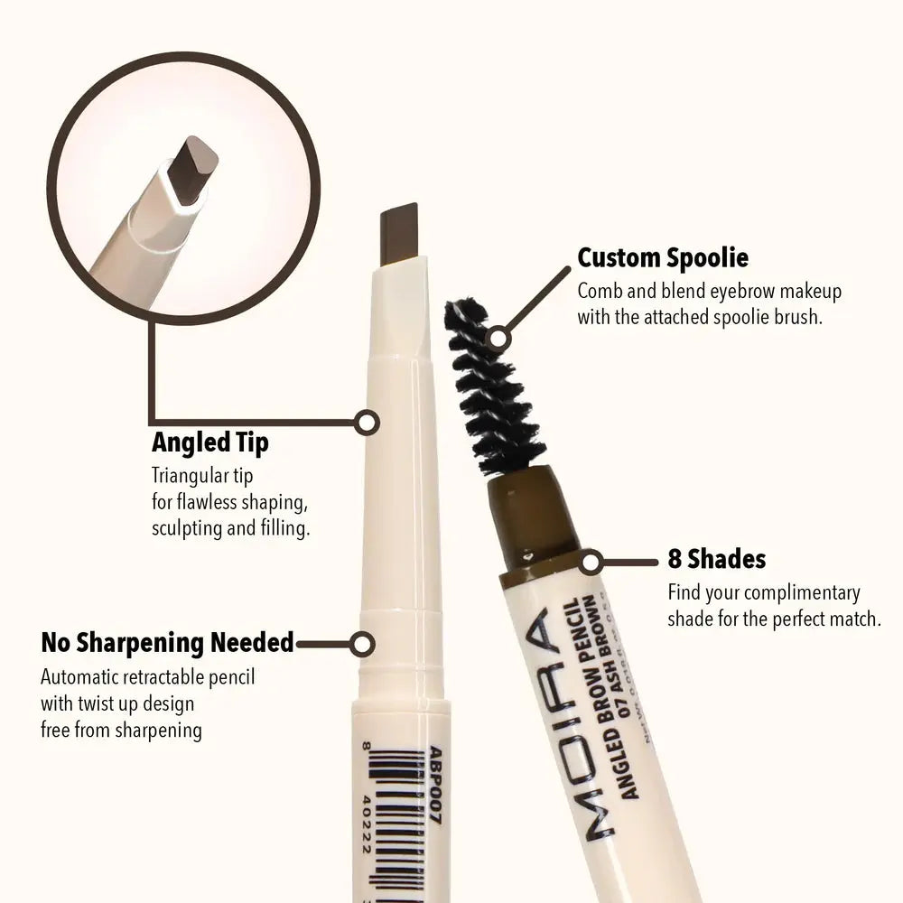 MOIRA Angled Brow Pencil NAZ Beauty Shop Panama