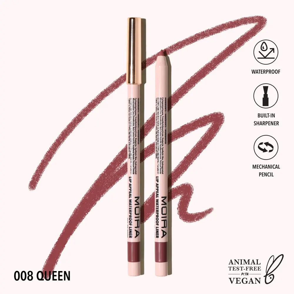 MOIRA Lip Appeal Waterproof Liner NAZ Beauty Shop Panama