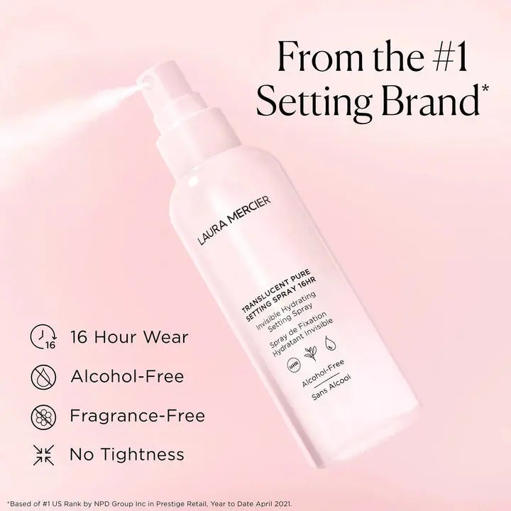 LAURA MERCIER Translucent Pure Setting Spray 16Hr NAZ Beauty Shop Panama