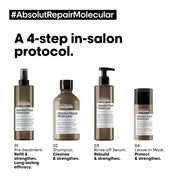 L'Oréal Professionnel Absolut Repair Molecular Liquid Treatment vista lateral del envase 250ml