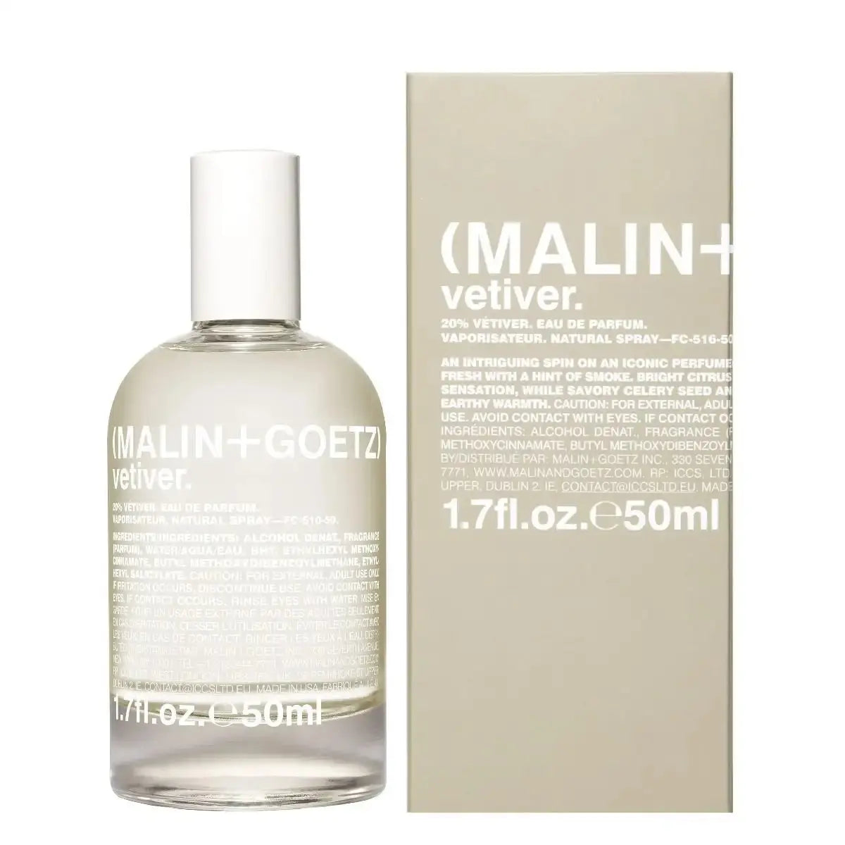 MALIN + GOETZ Vetiver EDP NAZ Beauty Shop Panama