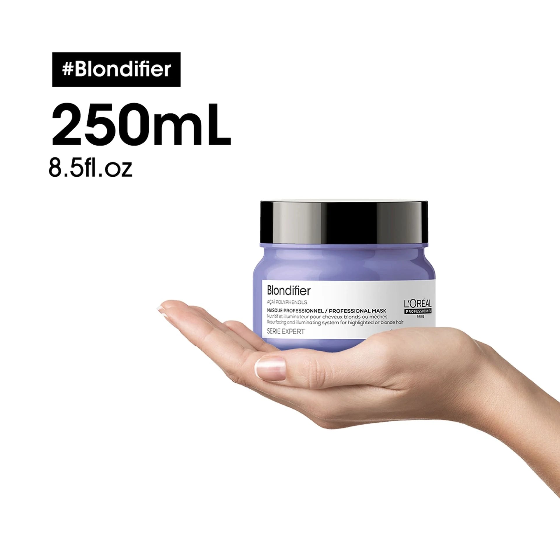 Empaque L'Oréal Professionnel Blondifier Masque - NAZ Beauty Shop Panamá