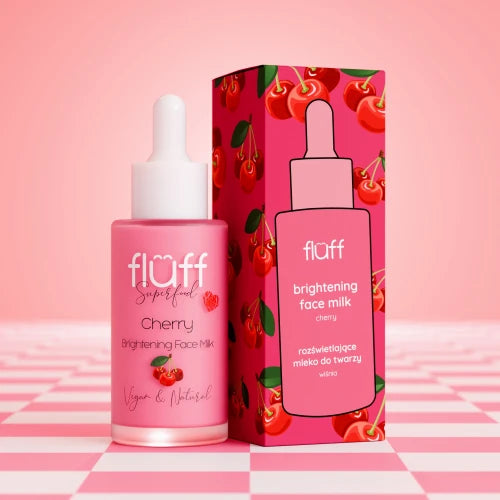 FLUFF Cherry Face Milk – Leche Facial Iluminadora de Cereza | SKINCARE