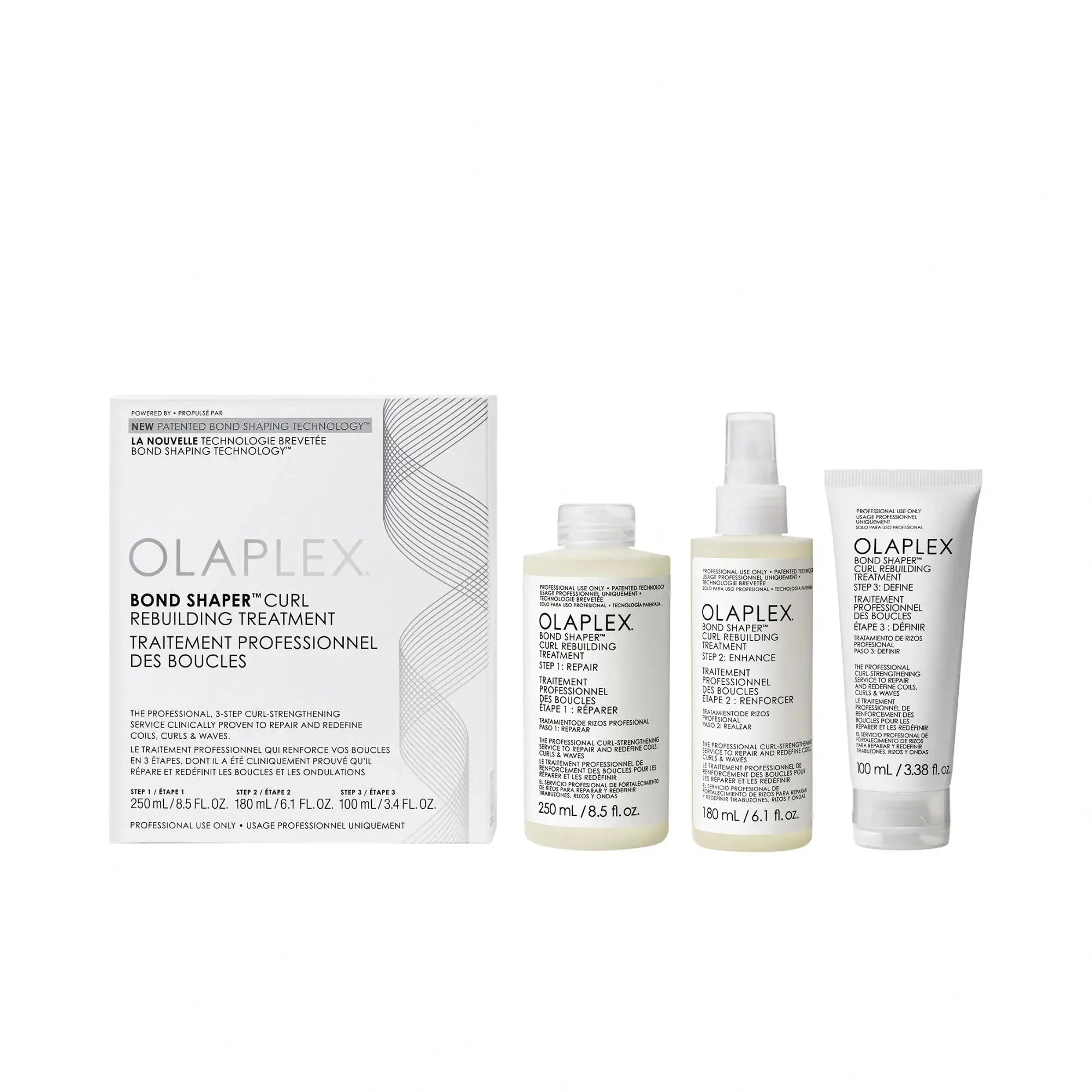 OLAPLEX Bond Shaper Curl Rebuilding Treatment NAZ Beauty Shop Panama