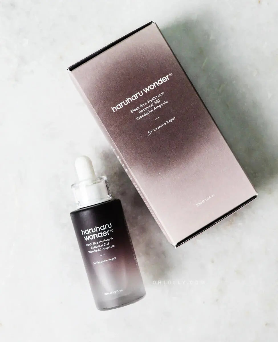 HARUHARU Black Rice Hyaluronic Botanical 2GF Wonderful Ampoule NAZ Beauty Shop Panama