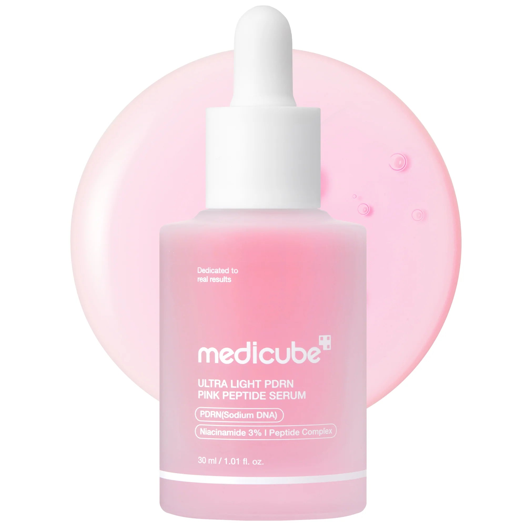 MEDICUBE Ultra Light PDRN Pink Peptide Serum | K-Beauty Skincare | Panamá | NAZ Beauty